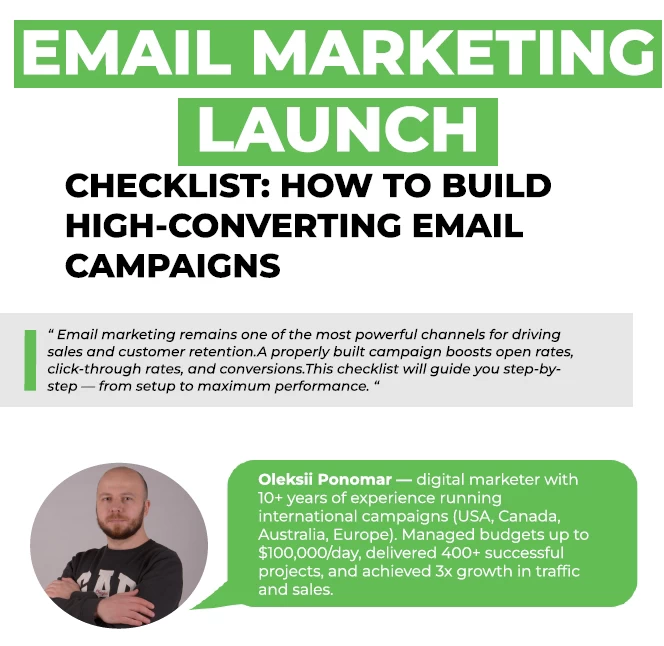Email Campaign Launch Checklist: Maximizing Conversion Rates